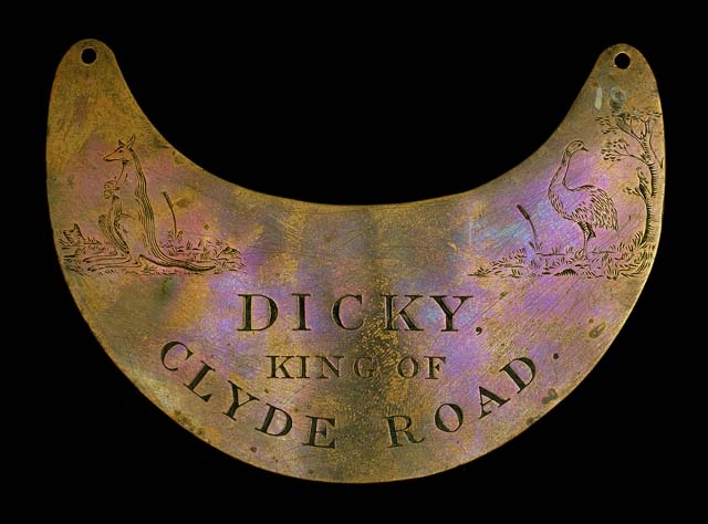 Breastplate awarded to Dicky